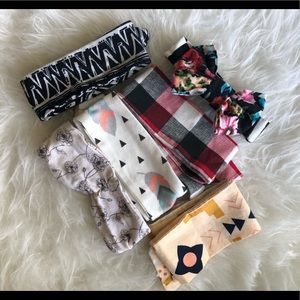 Baby head wrap/headband bundle